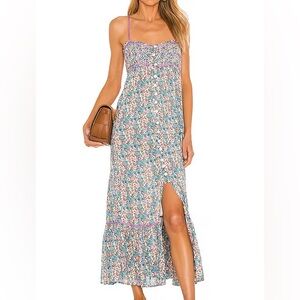 Free People Floral Midi Dress